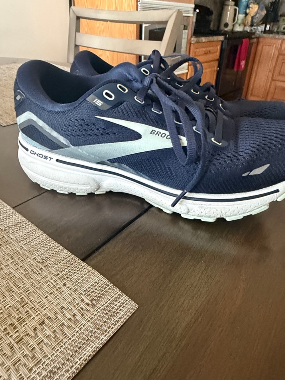 Brooks women's  Running Shoes - Navy and Light Gray